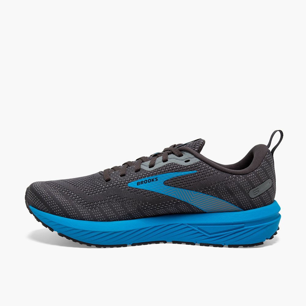 Chaussures Running Route Brooks Revel 6 Blanche Noir Homme | COP-0862572